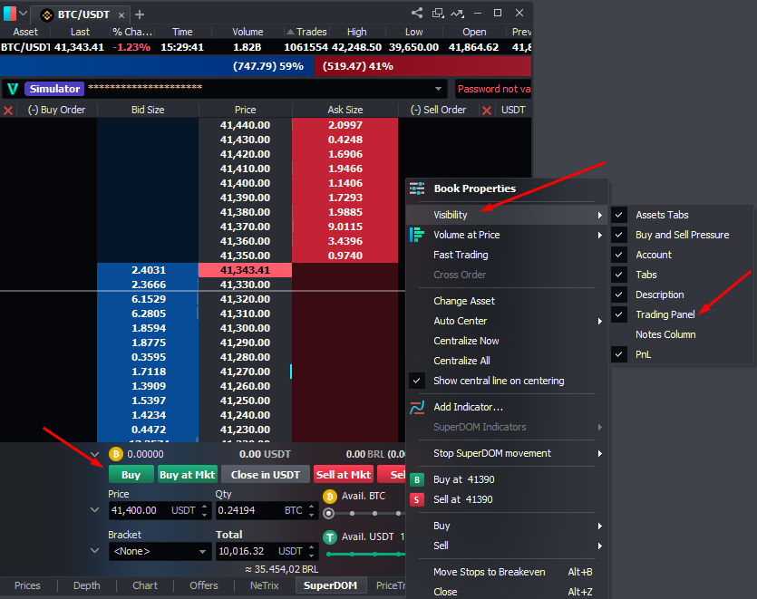Visibility_menu_open_with_arrow_pointing_to_trading_panel.png